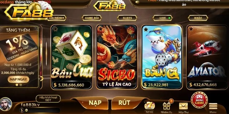 Một vài lưu ý quan trọng khi thực hiện đăng nhập Fa88