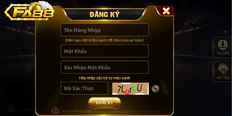 Quy trình đăng ký Fa88 dành cho người chơi mới