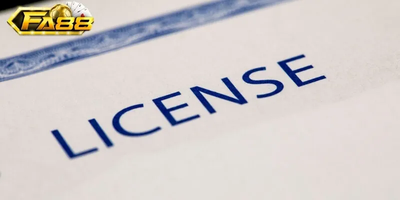 Giấy phép hoạt động của Fa88 là gì?